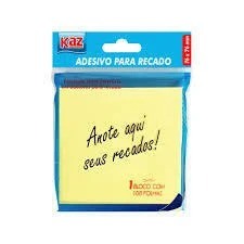 BLOCO ADESIVO 76X76 KAZ